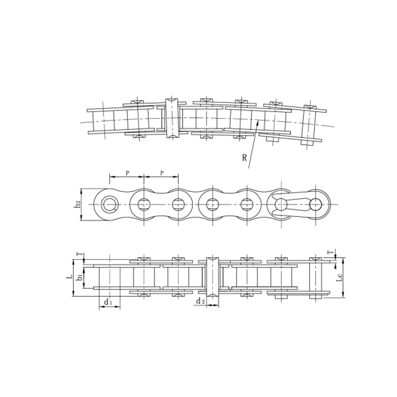 Cadenas de arco laterales duraderas y de rendimiento estable