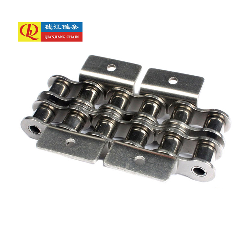 Accesorios de cadena transportadora de paso corto de acero inoxidable