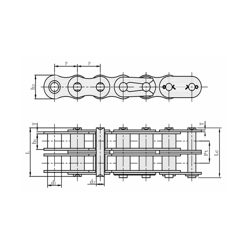 Cadena de aparcamiento de alta resistencia a la tracción