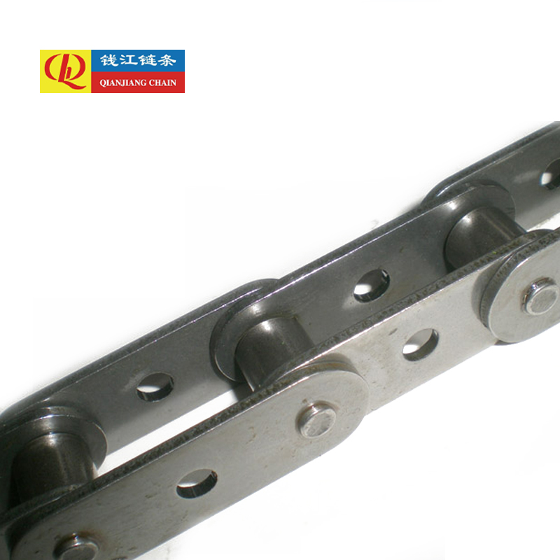 Cadenas transportadoras de doble paso con orificios centrales