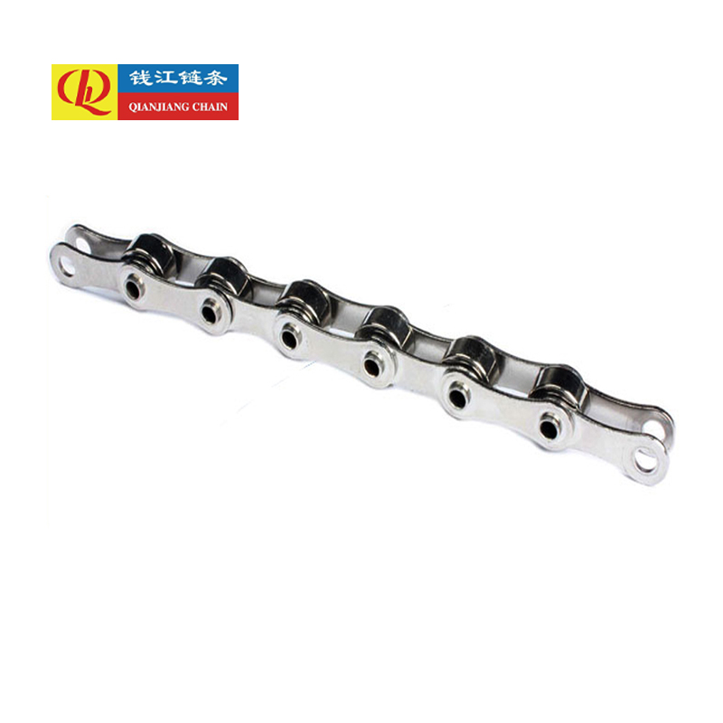 Cadenas de pasadores huecos de acero inoxidable.